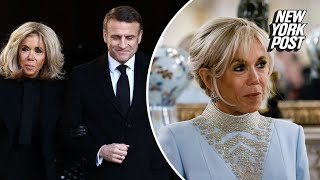 French President Emmanuel Macron 46 fires back for first time at claims wife 70 was born a man [upl. by Sparky]