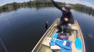 Fishing at Randall Pond Cranston Rhode Island Part 2 [upl. by Ogdan124]