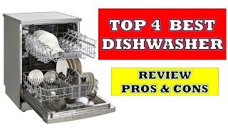 Top 4 Best Dishwasher  Review with Price List Hindi [upl. by Tiffi]