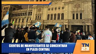 Cientos de manifestantes se concentran en Plaza Central [upl. by Suidualc]