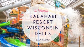 Kalahari Resort in Wisconsin Dells Resort Review by Baby Gizmo [upl. by Enixam]