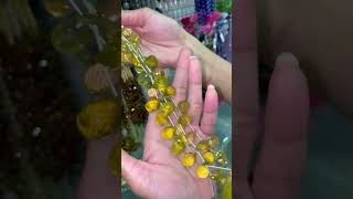 Lemon Quartz Beads in Briolette Drop Shape [upl. by Santoro]