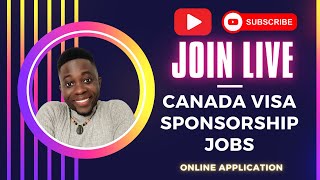 CANADA VISA SPONSORSHIP JOBS [upl. by Adlesirhc]