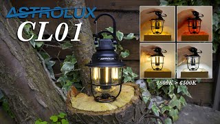 ASTROLUX CL01  1800K to 6500K lantern  TypeC charging [upl. by Cohl]