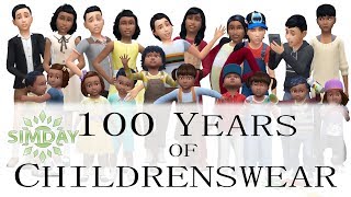 The Sims 4 100 Years of Childrenswear No CC [upl. by Milson234]