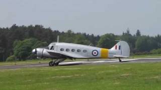 Avro Anson T21 from Air Atlantique Classic Flight displays at Perth Airshow [upl. by Hildebrandt]