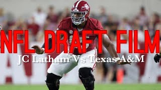 Film Room JC Latham Vs Texas AampM All Snaps [upl. by Anselme]