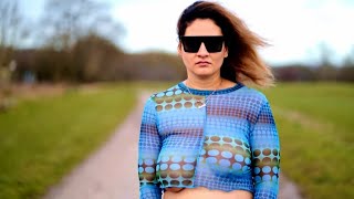 London Fashion Model Charlie catwalk in slow motion Part 1 [upl. by Ringo]