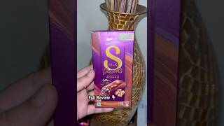 Dairy Milk Silk Dessert Brownie Viral Chocolate Review shorts ytshorts dairymilkbrownie review [upl. by Alehcim]