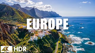 Europe 4K UHD • Explore famous European locations soothing music • 4K UltraHD video [upl. by Kling]