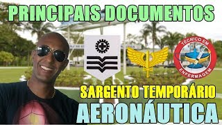 SARGENTO TEMPORÃRIO DA AERONÃUTICA 2018 INSCRIÃ‡ÃƒO  DOCUMENTAÃ‡ÃƒO PADRÃƒO â€“ TÃ‰CNICOS EM ENFERMAGEM [upl. by Trescha]