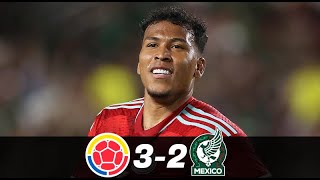 COLOMBIA vs MEXICO 32  GOLES y RESUMEN  PARTIDO AMISTOSO 2023 [upl. by Blaise523]