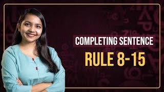 Completing Sentence Rule 815  Conditionals in English Grammar [upl. by Eelyak65]