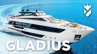 Ferretti 1000 yacht quotGladiusquot For Sale Walk Through [upl. by Hesta601]