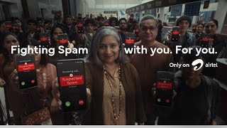 Airtel  Indias First SPAM Fighting Network  AirtelFightsSPAM [upl. by Filberto]