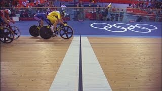 Womens Omnium 10km Scratch Race  London 2012 Olympics [upl. by Lienaj]