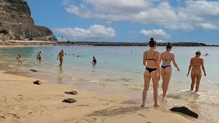 AMADORES Beach Gran Canaria Spain Third Guided Morning Walk in 4K [upl. by Areehs]