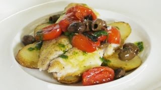 Filetto di orata alla mediterranea  Chef Alessandro Dehò  Saporie [upl. by Treve]