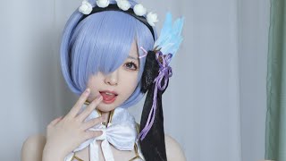 ASMR REZero Rem 💕 Relaxing Ear Blowing😴 [upl. by Gena]