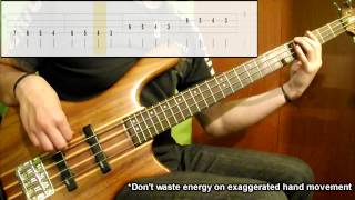 Lesson 1 Warm Up Session Lvl1 Bass Exercise Play Along Tabs In Video [upl. by Lamarre]