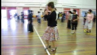 Achy Breaky Heart Line Dance Melanie Greenwood  Scalewings NZ 2008 [upl. by Packer]