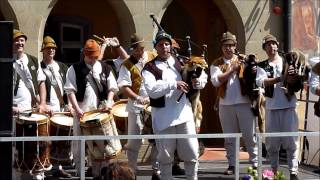 Maximilian Ritterspiele Horb 2013 Die Mehlsäcke marschieren zum Marktplatz [upl. by Elleoj]