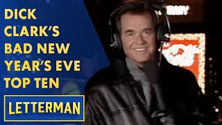 Dick Clarks Top Ten Signs Youre At A Bad New Years Eve Party  Letterman [upl. by Aek460]