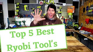 Top 5 BEST Ryobi 18v ONE Tools quot2020quot [upl. by Venterea]