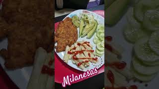 milanesa de pollo milanesa milanesas [upl. by Znarf]