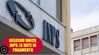 INPS Assegno unico le date di pagamento [upl. by Dixie754]