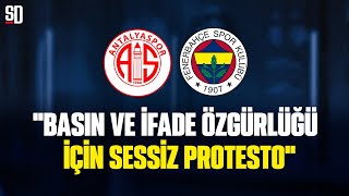 SESSİZ PROTESTO Basın ve İfade Özgürlüğü İçin Maç Sonu Canlı Yayın [upl. by Aseuqram]