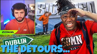 What ZERKAA Wanted MORE From The SIDEMEN ABANDONED IN IRELAND CHALLENGE [upl. by Aihceyt]