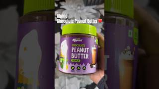 Alpino Chocolate Peanut Butter❤️ ₹199 400g unboxingvideo alpino peanutbutter alpinohealthfoods [upl. by Kaltman510]