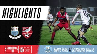 Bamber Bridge v Scarborough Athletic  Extended HD Match Highlights [upl. by Kerr]