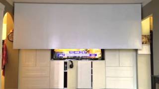 Projection Screen Motor With Remote Control  DIY Projector Screen [upl. by Danit997]