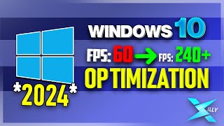 WINDOWS 10 OPTIMIZATION 2024 LOW LATENCY amp MORE FPS [upl. by Ahserkal296]