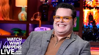 Josh Gad Says Andrew Rannells Made Him Laugh So Hard That He Cried on Stage  WWHL [upl. by Anaitat]