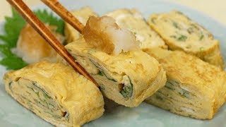 Tamagoyaki Japanese omelette  Cooking with Dog [upl. by Yarb]