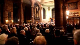 Froncysyllte Male voice choir performing in St Alukmunds church Whitchurch March 2013 [upl. by Willumsen]