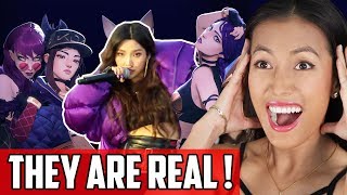 KDA  Pop Stars Live Performance Reaction  League Of Legends  Kpop Madison Beer G Idle Jaira [upl. by Akemak]