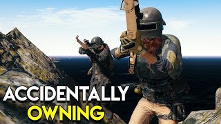 ACCIDENTALLY OWNING  PUBG [upl. by Leuqim64]