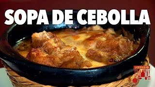 Receta de sopa de cebolla  La Cocina de Rito [upl. by Grati396]