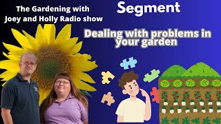 Seg 1 of S8E21 Dealing with garden problems  The Gardening with Joey amp Holly Radio Show in studio [upl. by Ahrendt]