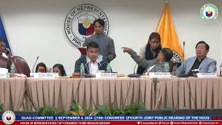 FOURTH JOINT PUBLIC HEARING OF THE HOUSE QUADCOMMITTEE PART 2 [upl. by Annav396]