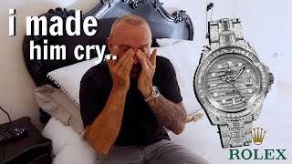 I made my dad CRY surprising him with his DREAM watch [upl. by Antoine]