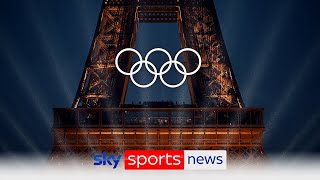 Olympic opening ceremony takes place in Paris across the Seine river [upl. by Maison414]