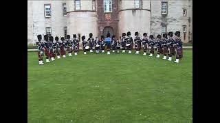 Turriff amp District Pipe Band at Fyvie Castle  Silver Threads Among The Gold [upl. by Etselec]