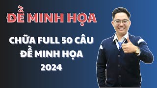 Chữa FULL 50 CÂU Đề Minh Họa Chính Thức THPTQG 2024  Môn Toán  Thầy Bùi Ngọc Quang [upl. by Morril]