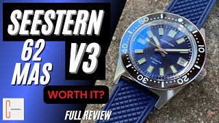 V3 Seestern 62mas Homage watch Are the V3 upgrades worth it Full Review HD [upl. by Base]