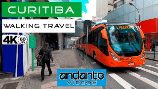 Curitiba  Walking Travel  parte 1 4K 60FPS [upl. by Jory]